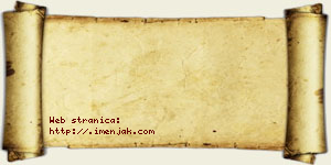 Jovana Mijušković vizit kartica